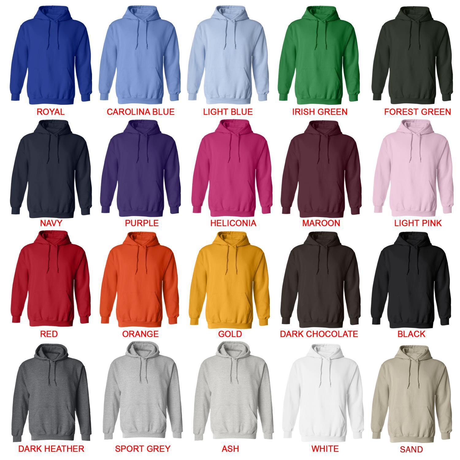 hoodie color chart - Tattoo Gifts UK
