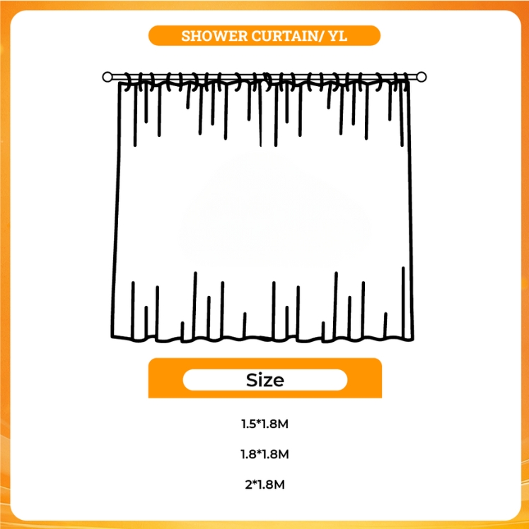 3D shower curtain - Tattoo Gifts UK