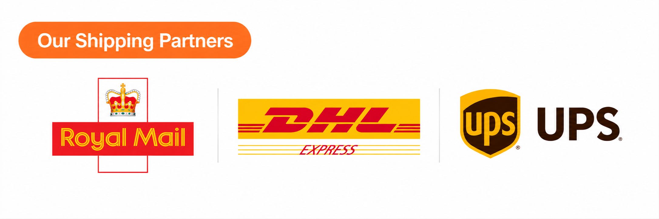 Our Shipping Partners - Tattoo Gifts UK