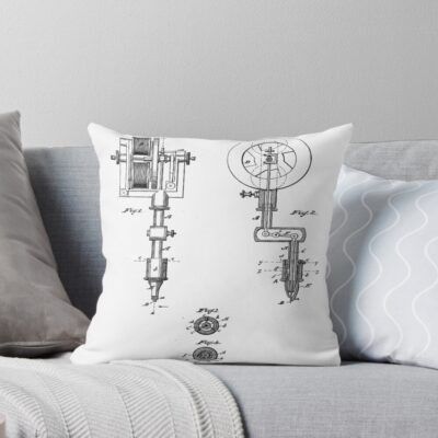 Tattoo Salons Ink Studio Life Throw Pillow